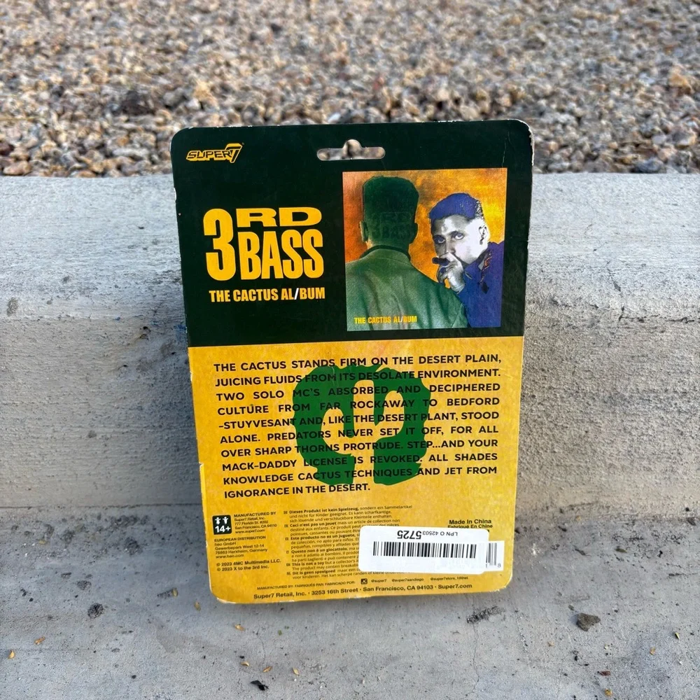 Super7 3rd Bass The Cactus Album MC Serch Pete Nice Figures Def Jam Hip Hop